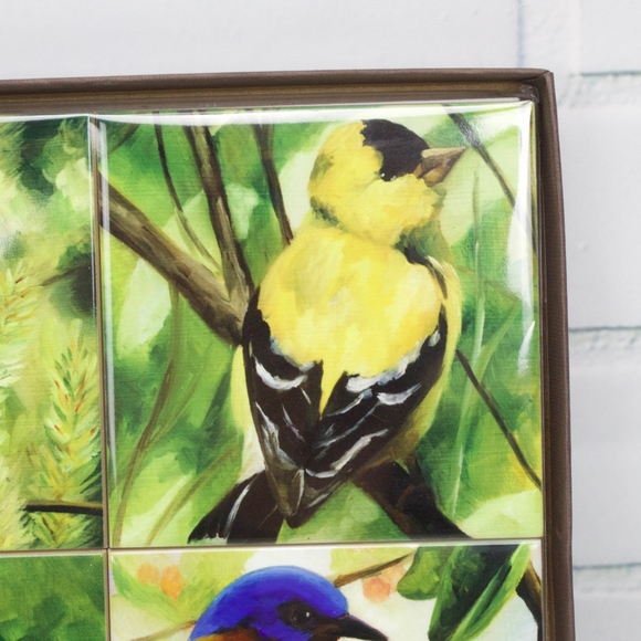 NEW GIFT - ART BY ALYSSA WATTERS 4 TILES/COASTERS - Picture 5 of 8